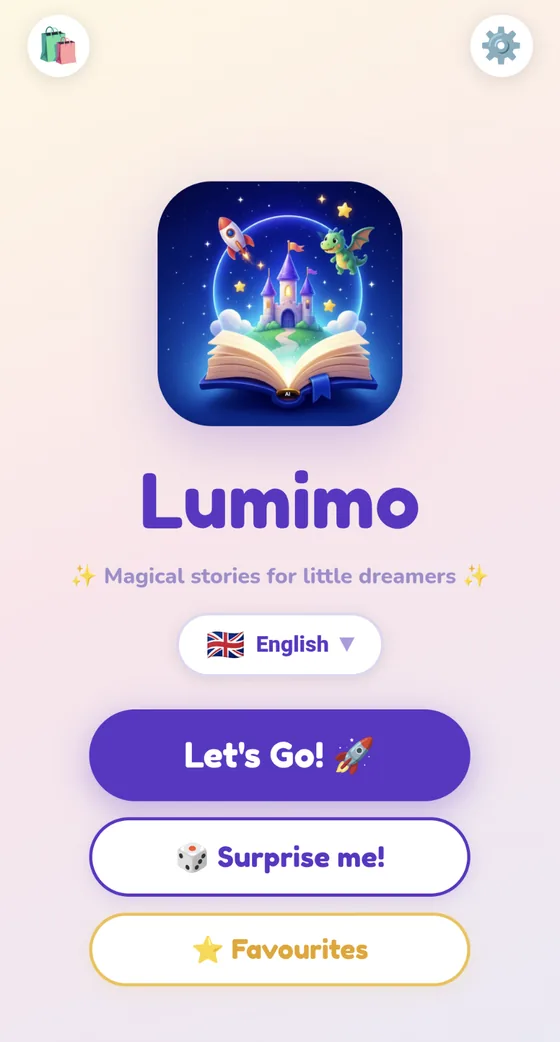 Lumimo home screen